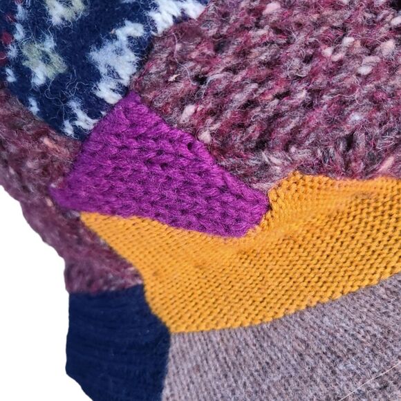 Patchwork Sweater Fedora Hat - Picture 6 of 9